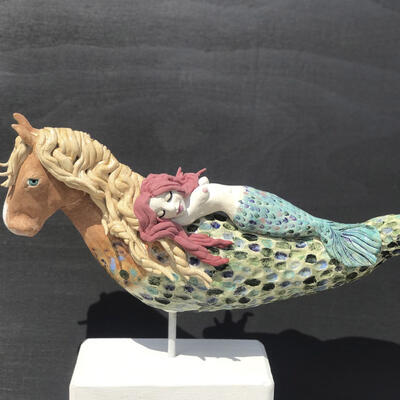 Merhorse and Mermaid