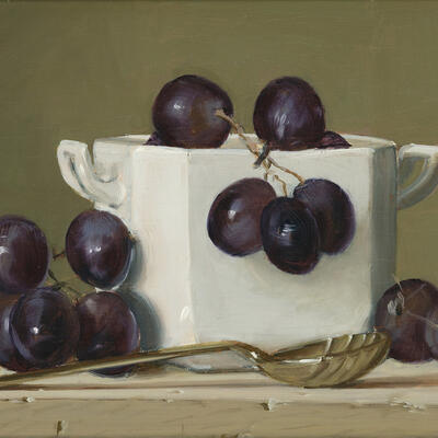 Robert McKellar - Still life with Grapes