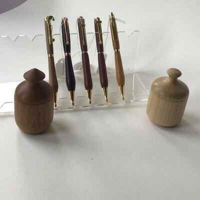 4_Roger Titmuss_Wood Pens and Small Boxes