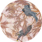 Jade Taylor - Acrylic on botanical monoprint