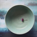 Berni Cooper - Large pasta bowl with copper green glaze