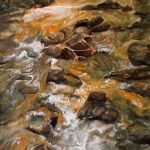 Christine Hopwood MA - Cascade Herisson. Oil on Canvas