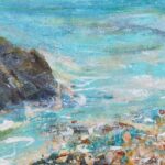 Cheryl Cunningham, Breathe Art Studio - Acrylic on box panel 20cm x 20cm