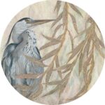 Jade Taylor - Acylic on botanical mono print