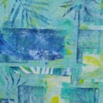 Cheryl Cunningham, Breathe Art Studio - Acrylic and collage 25cm x 30cm