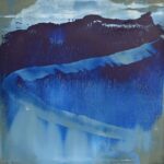 Richard Heys - Painting for Brice, acrylic on canvas, 100 x 100 cm, framed in black