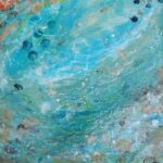 Cheryl Cunningham, Breathe Art Studio - Acrylic on panel 30cm x 30 cm