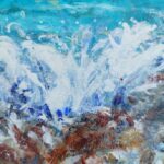 Cheryl Cunningham, Breathe Art Studio - Acrylic on panel 20cm x 20 cm