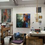 Richard Heys - Studio view, April 2025