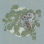 Jade Taylor - Acrylic on linen with botanical monoprint collage