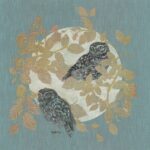 Jade Taylor - Acrylic on linen with botanical monoprint collage