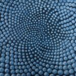 'Blue Molecules' oil on linen