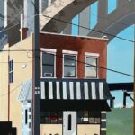 Don's Diner. Acrylic on board