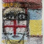 Mixed media Framed under glass 30x40cm