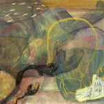 Mixed Media on mounted Khadi Rag paper