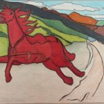 Free - Coloured pencil on paper