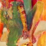 mixed media on board