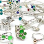 Sterling silver & enamel jewellery