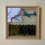 Flight 1 - Glass, mixed media