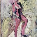 Oil on paper Framed