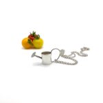 Sterling silver watering can pendant