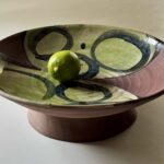 Pebble pedestal bowl