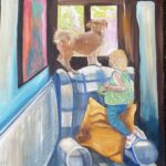 “Who’s here?” Acrylic on Canvas