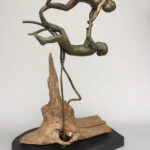 Edition 10, bronze on oak