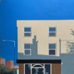 Shadow on the Wall. Acrylic on board