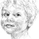 Pencil sketch Unframed 34x22cm