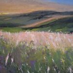 Wildflower meadow in oil