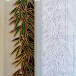 Window panel copper foiling