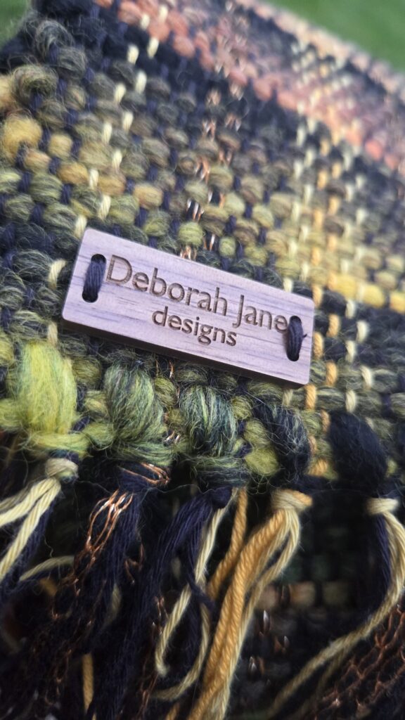 Hand woven scarf