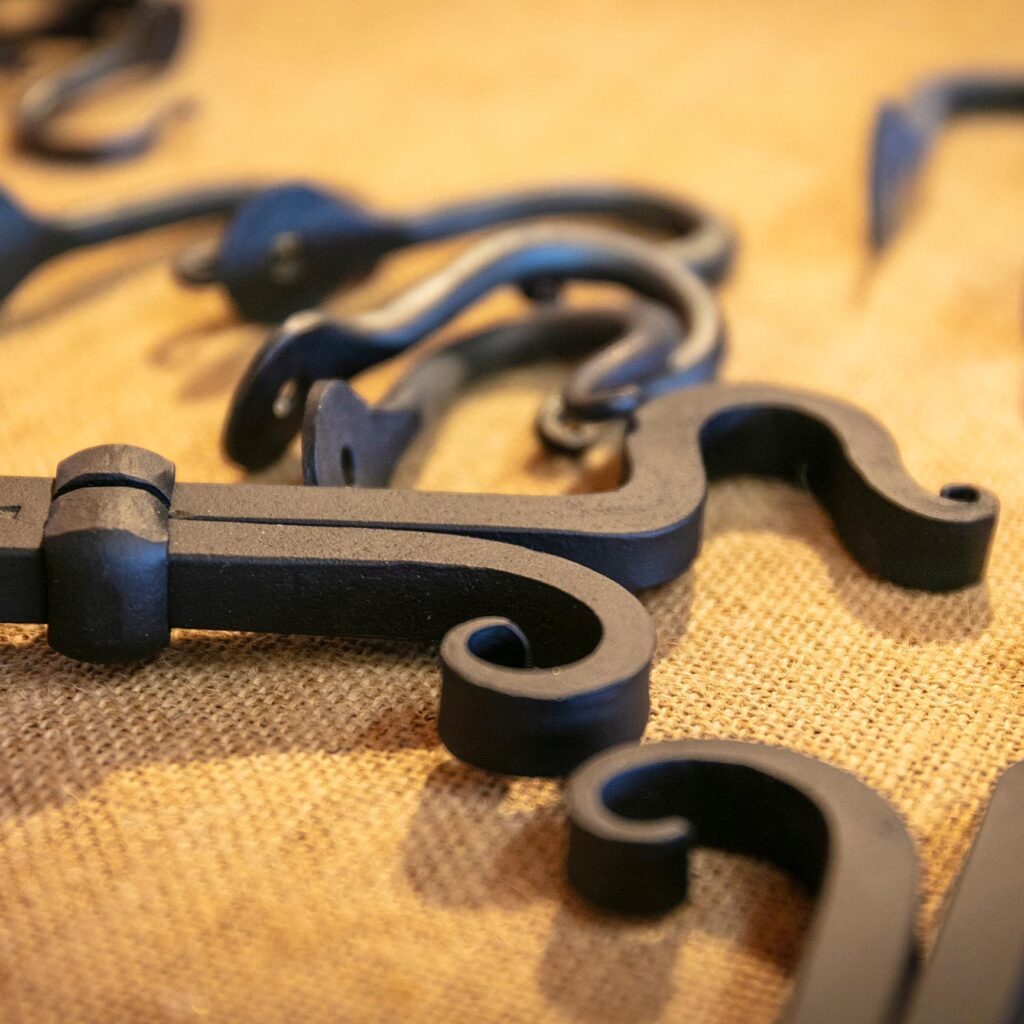 Hand Forged, Scrolled & Collared Metalwork.