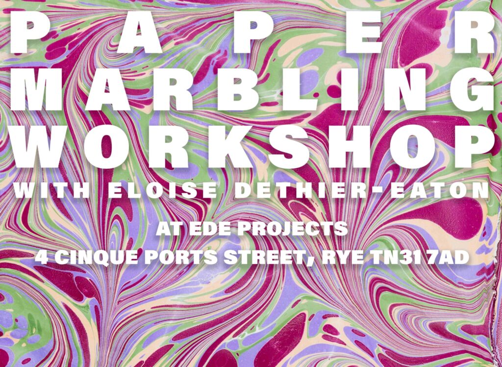 Paper Marbling Workshop: Introduction to Marbling